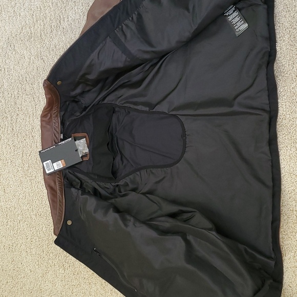 Men's Harley-Davidson Portage Midweight Brown Leather Jacket. - Picture 5 of 8